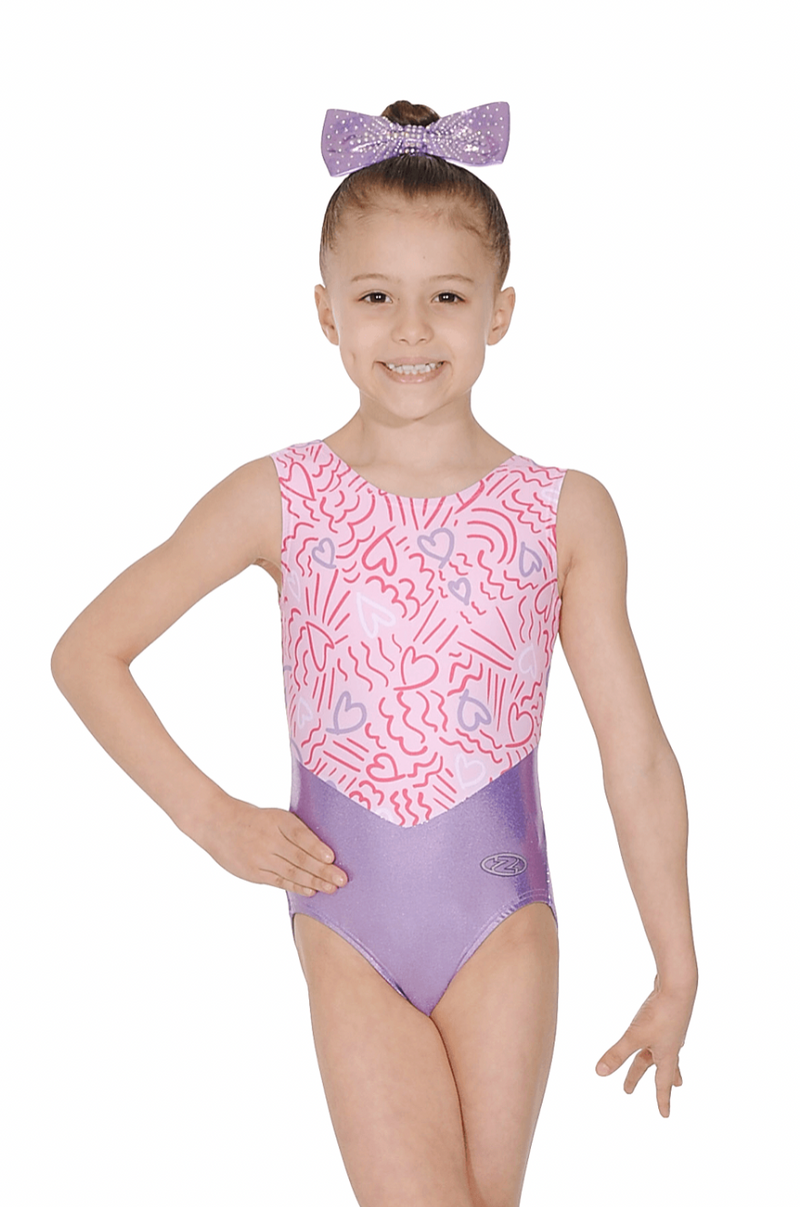 Cherish Gymnastics Leotard with cut-out back