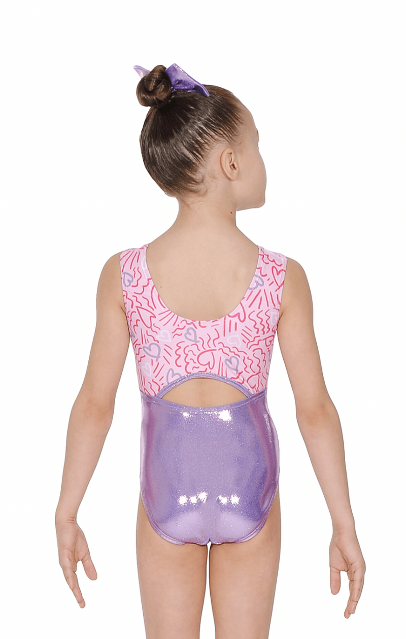 Cherish Gymnastics Leotard with cut-out back