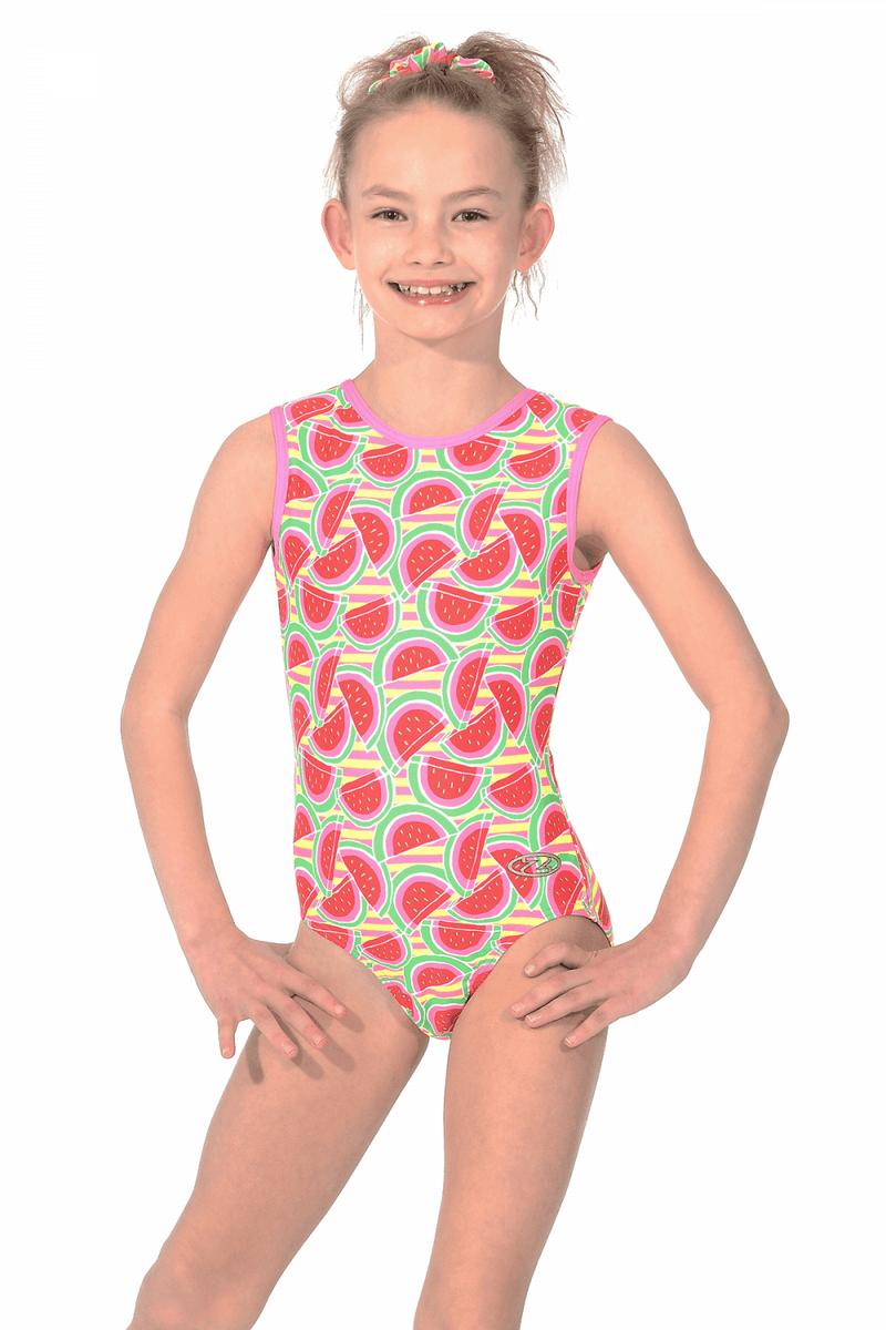 Melon Print Leotard