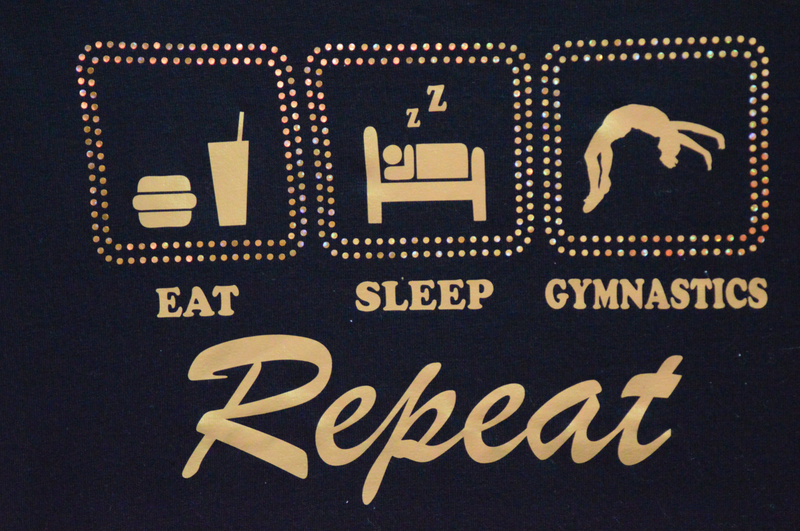 Eat, Sleep, Gymnastics, Repeat T-Shirt