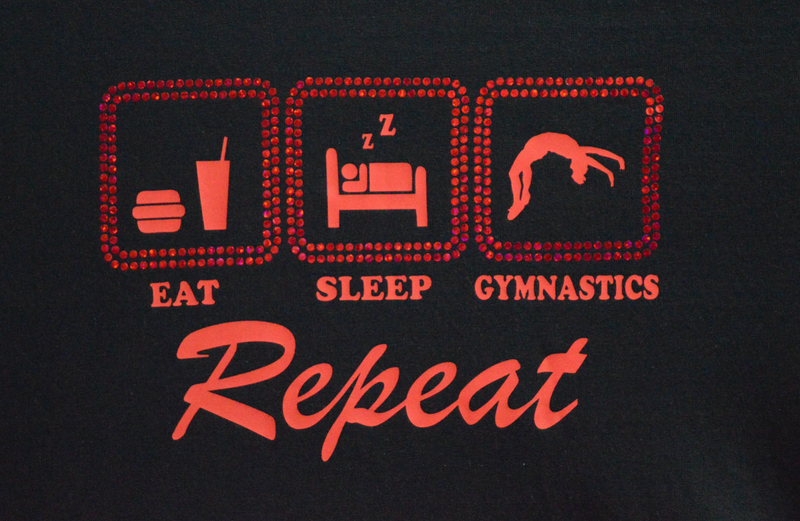 Eat, Sleep, Gymnastics, Repeat T-Shirt