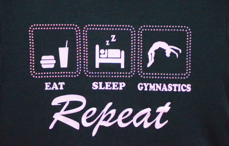 Eat, Sleep, Gymnastics, Repeat T-Shirt