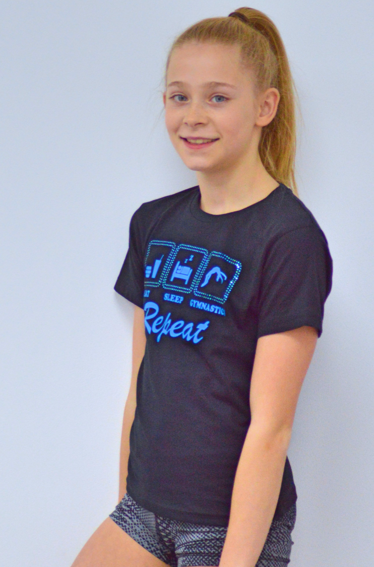 Eat, Sleep, Gymnastics, Repeat T-Shirt