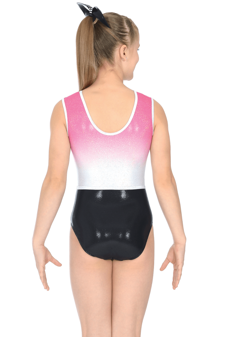 Vogue Sleeveless Ombre Panel Leotard