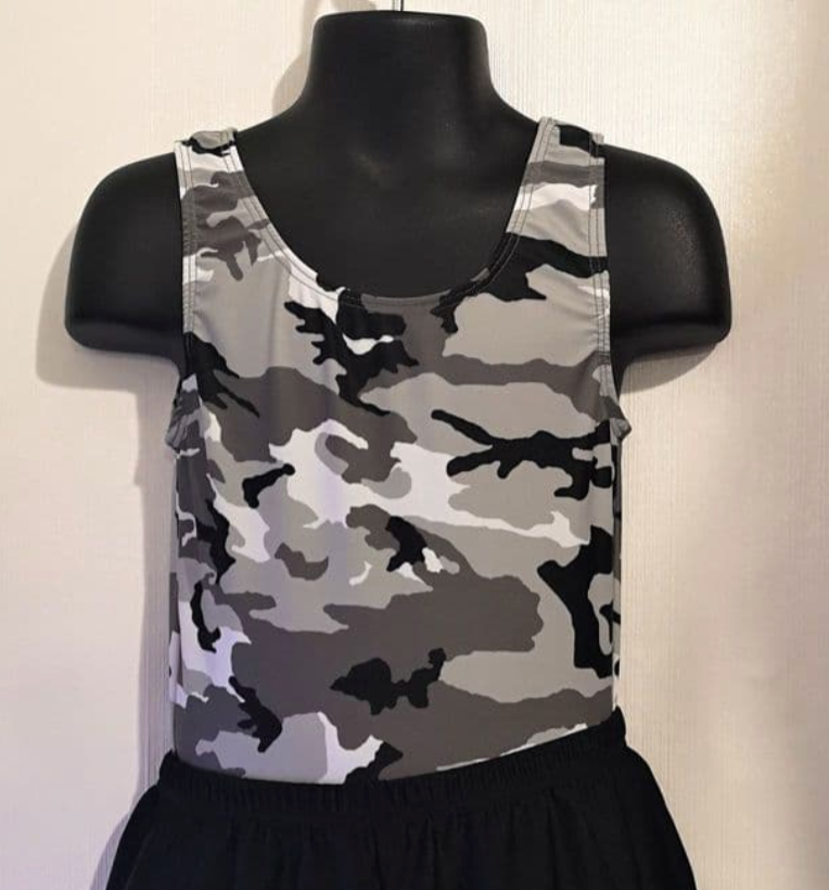 Boys Camouflage Leotard
