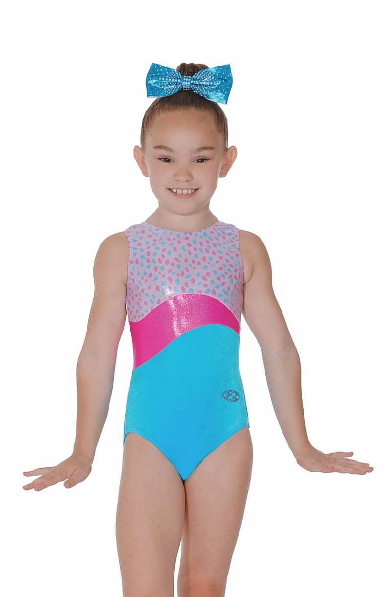 Confetti Sleeveless Girls Leotard