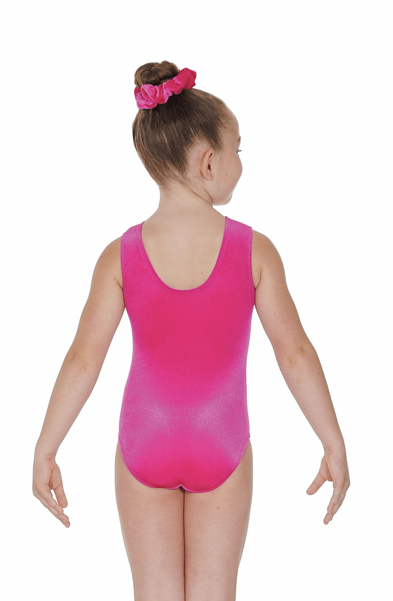 Ribbons Smooth Velour Leotard with Motif